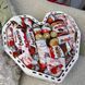 Подарочный слодкий бокс сердце Kinder Surprise с Нутеллой 1046 фото 3