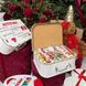 Подарочный сладкий новогодний набор бокс аптечка сюрприз с конфетами и носками 1229 фото 4
