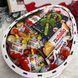 Солодкий подарунковий новорічний бокс Kinder Surprise з цукерками 1125 фото 3