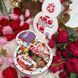 Бокс для девушки подарочный набор с конфетами и носками на восьмое марта 1260 фото 2