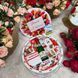 Подарунковий набір бокс на 8 березня з цукерками шкарпетками та трояндами 1263 фото 5
